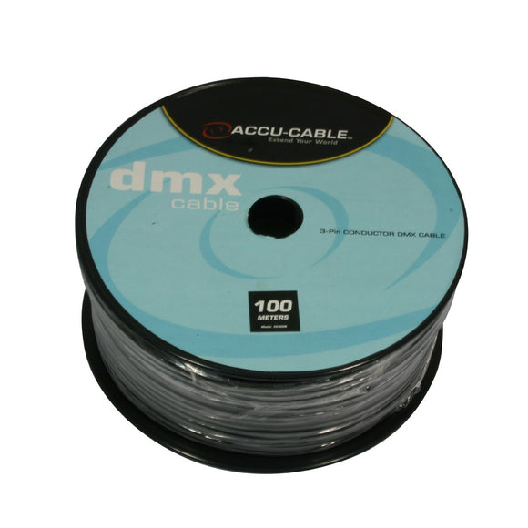 American DJ ADJ AC-DMX3/100R DMX cable on Roll 3 cond, price for 1 Meter.
